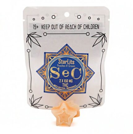 300mg THC StarLits Peaches N’ Cream – SeC