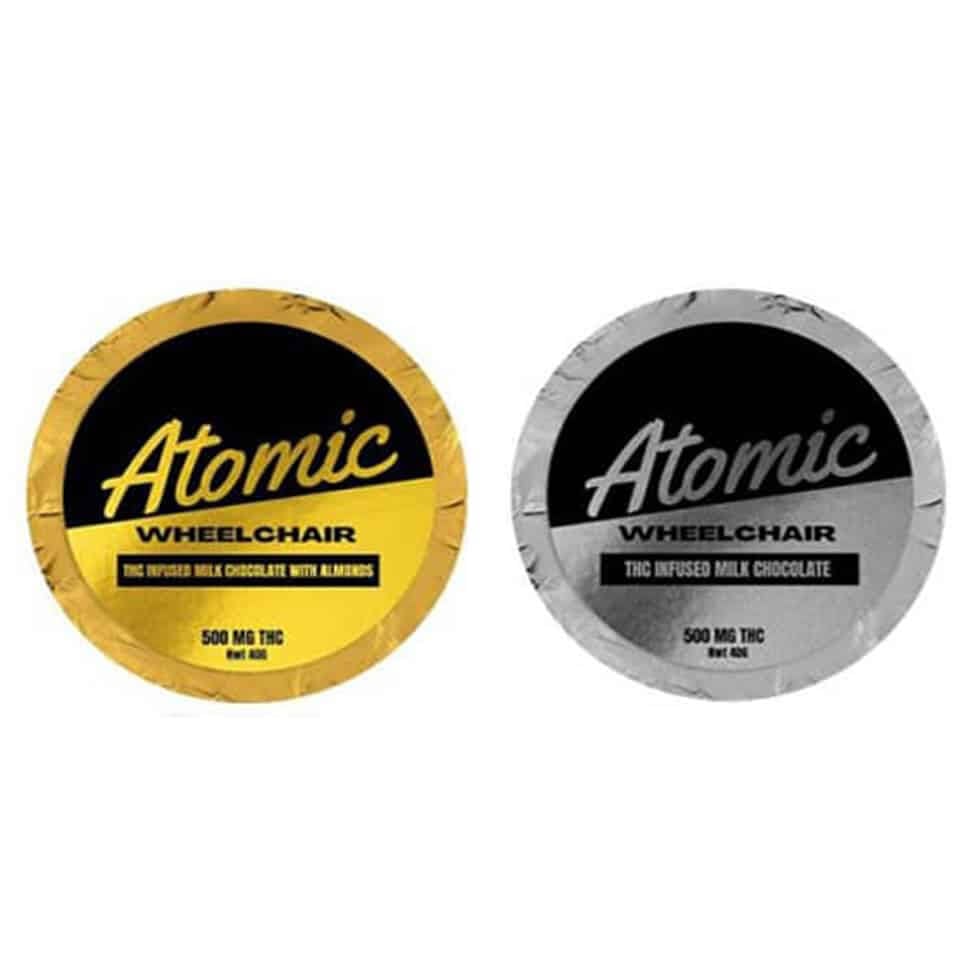 500mg Milk Chocolate Puck – Atomic Wheelchair 500mg Milk Chocolate Puck – Atomic Wheelchair