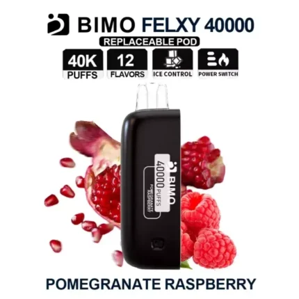 Bimo Felxy 40000 Pomegranate Raspberry vape device