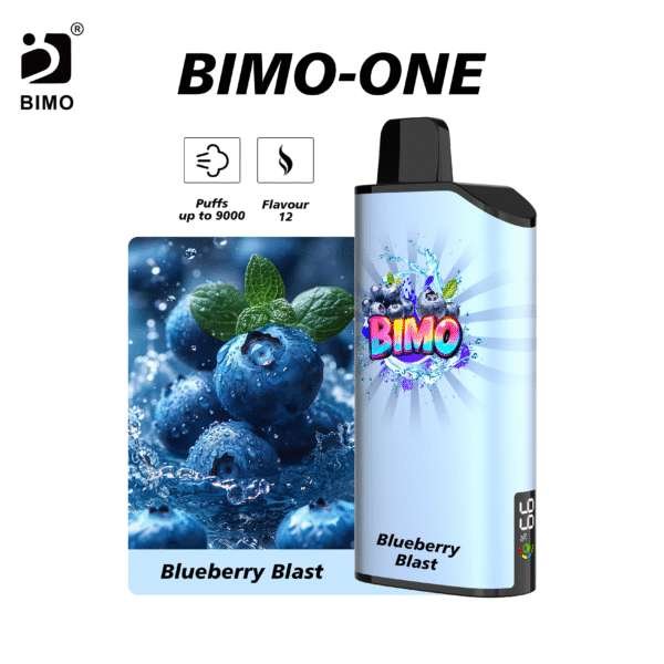 Bimo-one-9000-Blueberry-Blast Bimo ONE 9000 Blueberry Blast disposable vape