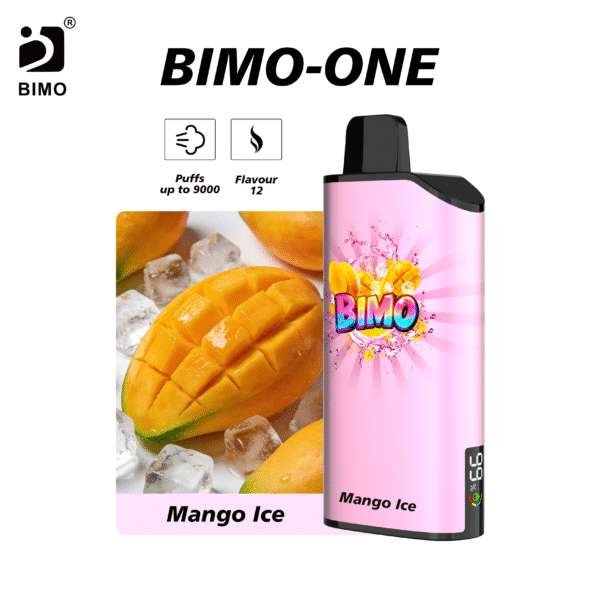 Bimo-one-9000-Mango-Ice Bimo ONE 9000 Mango Ice premium vape device