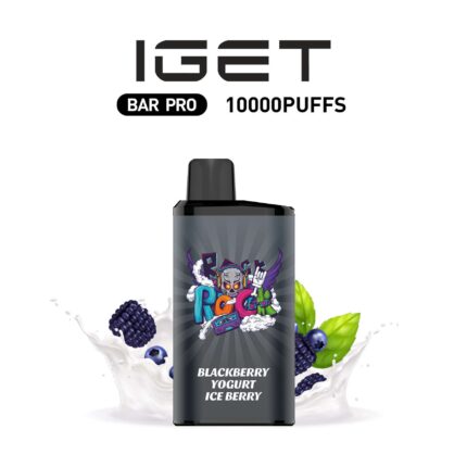 IGET BAR PRO Blackberry Yogurt Ice Berry - IGET VAPE Online Store disposable vape device flavor variant
