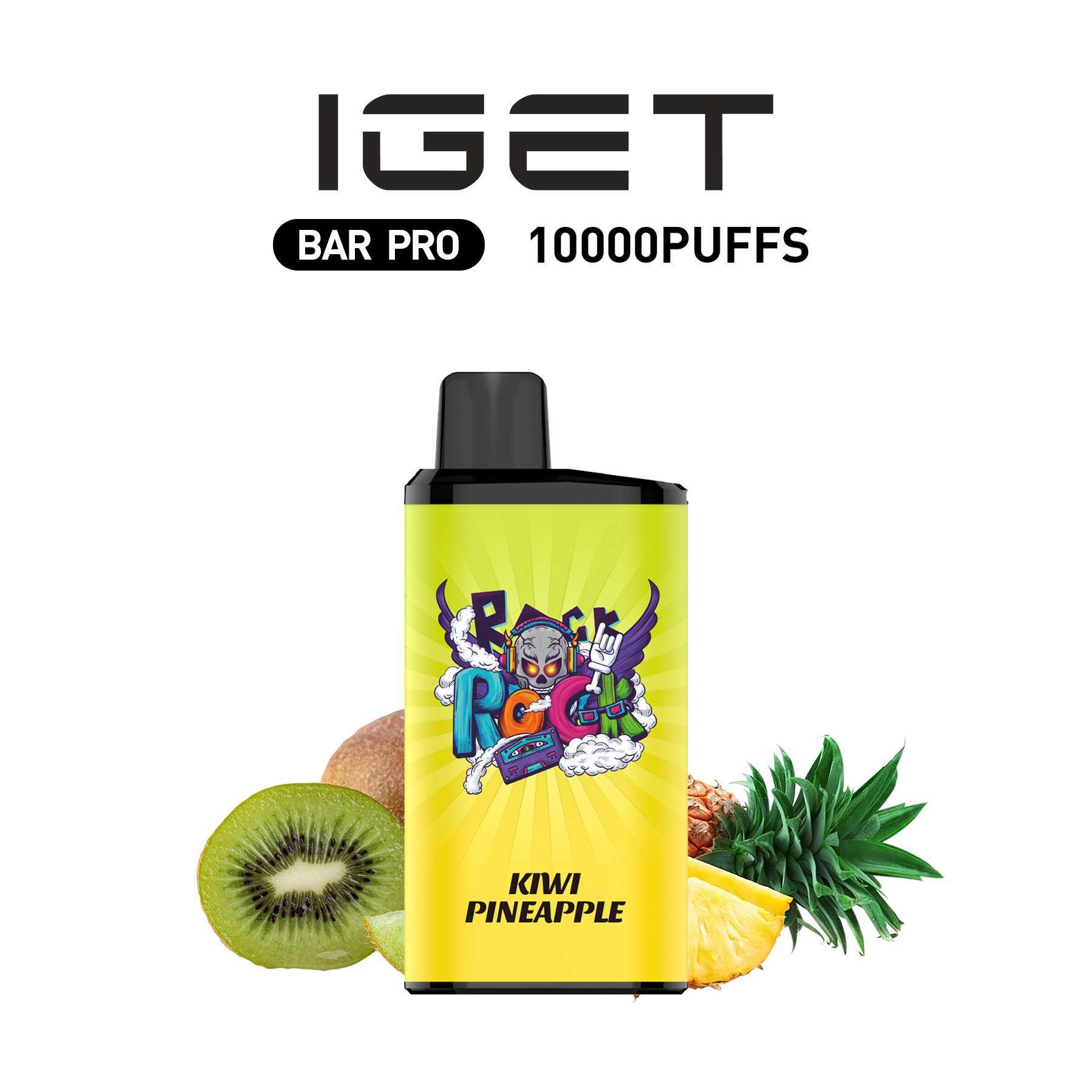 IGET-BAR-PRO-KIWI-PINEAPPLE IGET BAR PRO Kiwi Pineapple - IGET VAPE Online Store disposable vape device flavor variant