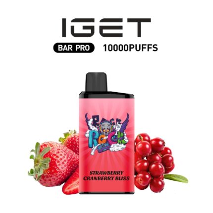 IGET BAR PRO Strawberry Cranberry Bliss - IGET VAPE Online Store disposable vape device flavor variant