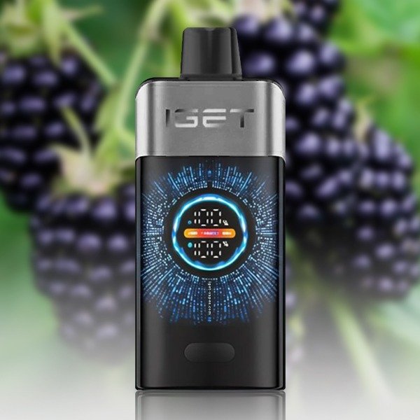 IGET-ONE-blackberry-ice IGET ONE Blackberry Ice disposable vape device with flavors