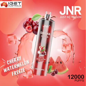 jnr shisha hookah cherry watermelon freeze premium disposable vape device