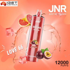 jnr shisha hookah love 66 12000 puffs premium disposable vape device