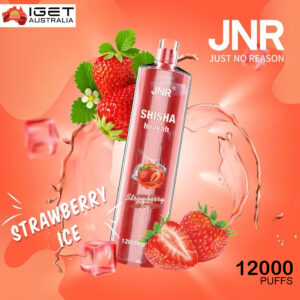 JNR SHISHA HOOKAH STRAWBERRY ICE premium disposable vape device