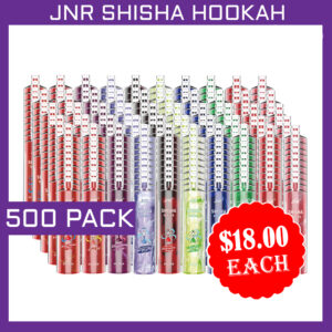 JNR SHISHA HOOKAH 12000 (500) PACK disposable shisha vape device Australia