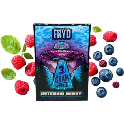 Asteroid Berry Fryd Vape (3 grams + 5 Gummies)