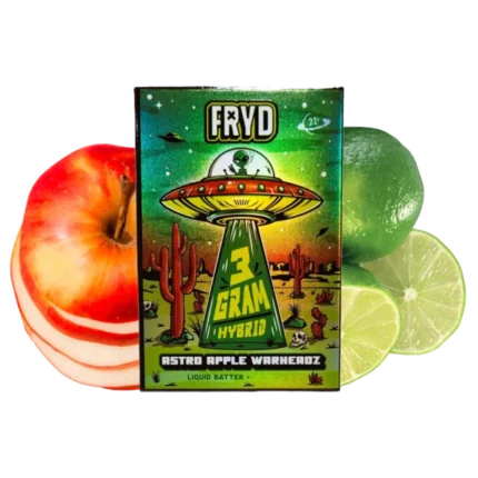Astro Apple Warheadz Fryd Vape (3 grams + 5 Gummies)