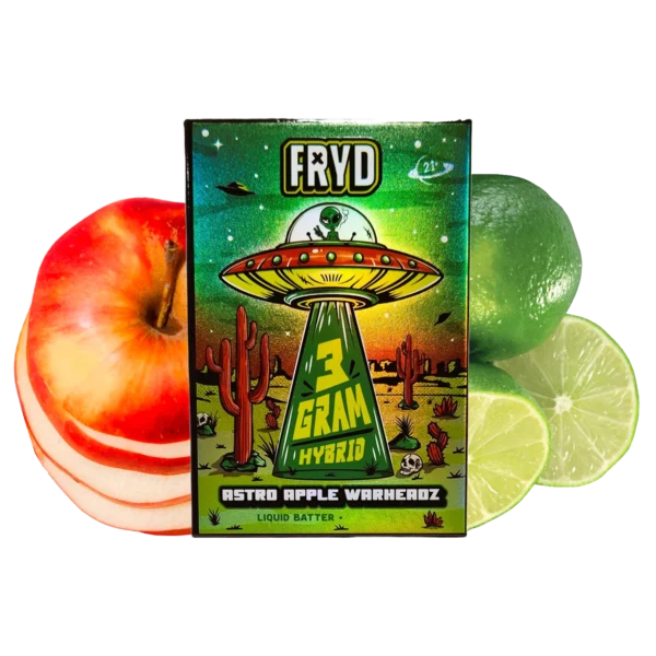 Astro Apple Warheadz Fryd Vape (3 grams + 5 Gummies) Astro Apple Warheadz Fryd Vape (3 grams + 5 Gummies)