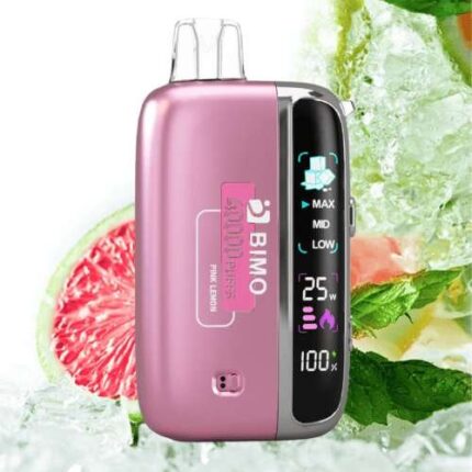 bimo felxy 40000 kit Pink Lemon - high-capacity pink lemon vape kit