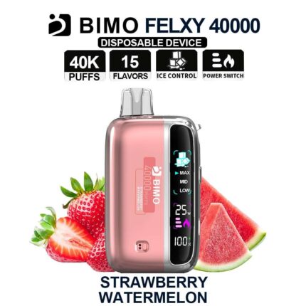 Bimo Felxy 40000 Kit Strawberry Watermelon - premium strawberry watermelon vape kit