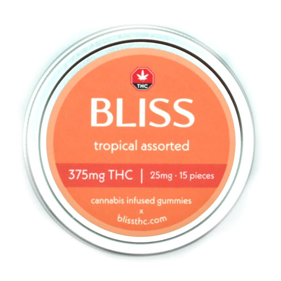 BLISS Edibles 375mg THC Tropical BLISS Edibles 375mg THC Tropical