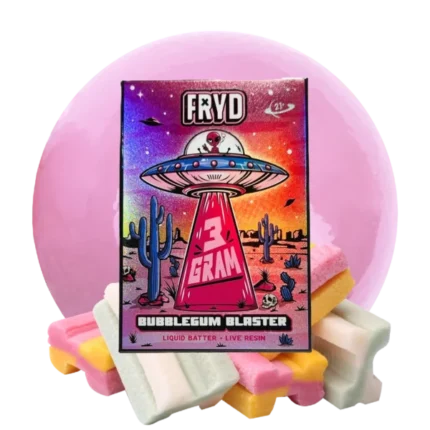 Bubblegum Blaster Fryd Vape (3 grams + 5 Gummies)