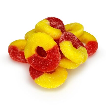 CannaBuddy Delta-8 Peach Rings (600 mg Total Delta-8-THC)