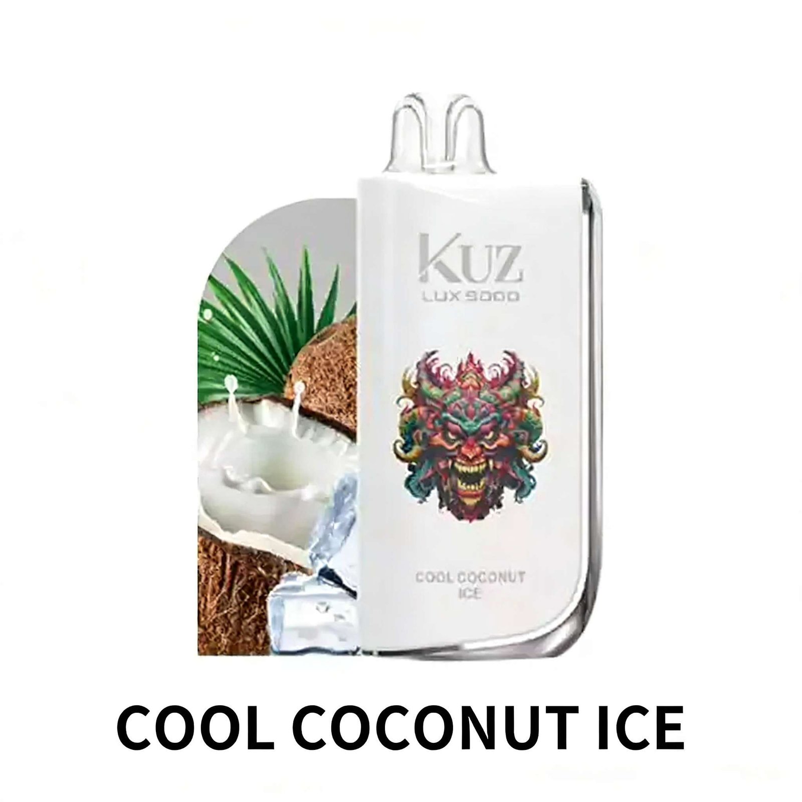 compressed_Cool-Coconut-Ice Kuz Ultra 9000 Puffs Cool Coconut Ice disposable vape device