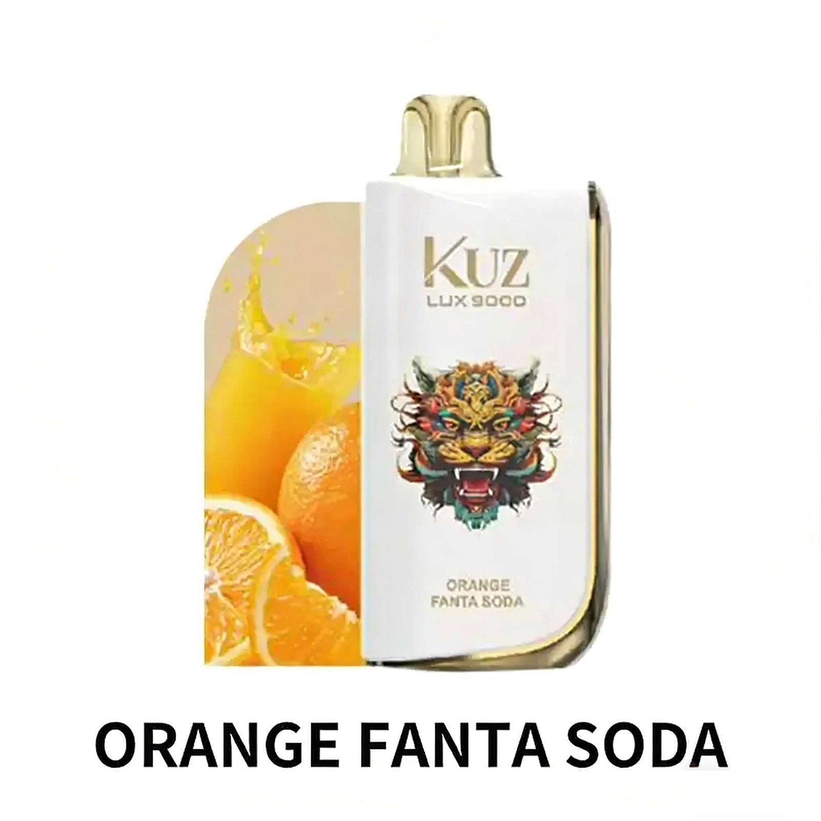 compressed_Orange-Fanta-Soda KUZ Ultra 9000 Puffs Orange Fanta Soda disposable vape, premium orange soda flavor, 9000 puff vape Australia