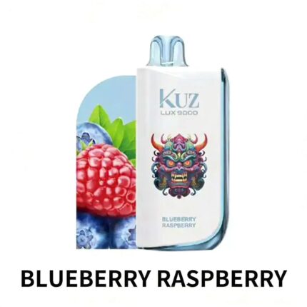 Kuz Ultra 9000 Puffs Blueberry Raspberry disposable vape device