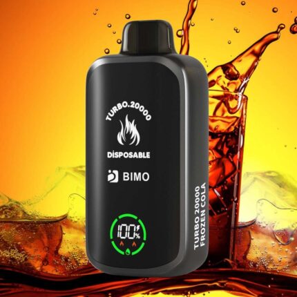 Bimo vape Turbo 20000 Frozen Cola disposable vape device with icy cola flavor