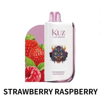 Kuz Ultra 9000 Puffs Strawberry Raspberry disposable vape device