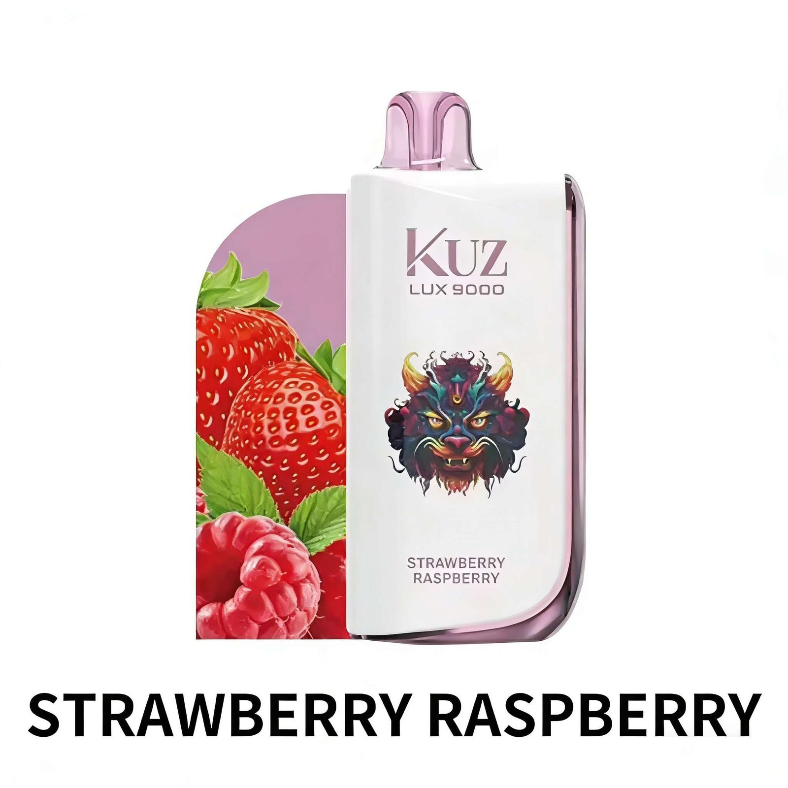 compressed_strawberry-raspberry Kuz Ultra 9000 Puffs Strawberry Raspberry disposable vape device
