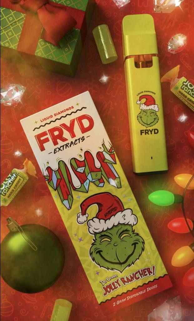 Fryd Extracts Jolly Rancher - 2 grams Disposable Vapes Fryd Extracts Jolly Rancher 2 grams vape device with packaging
