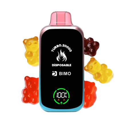 Bimo vape Turbo 20000 Gummy Bear sweet candy disposable vape device