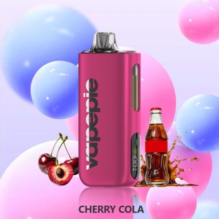 vapepie max 40000 puffs cherry cola disposable vape device