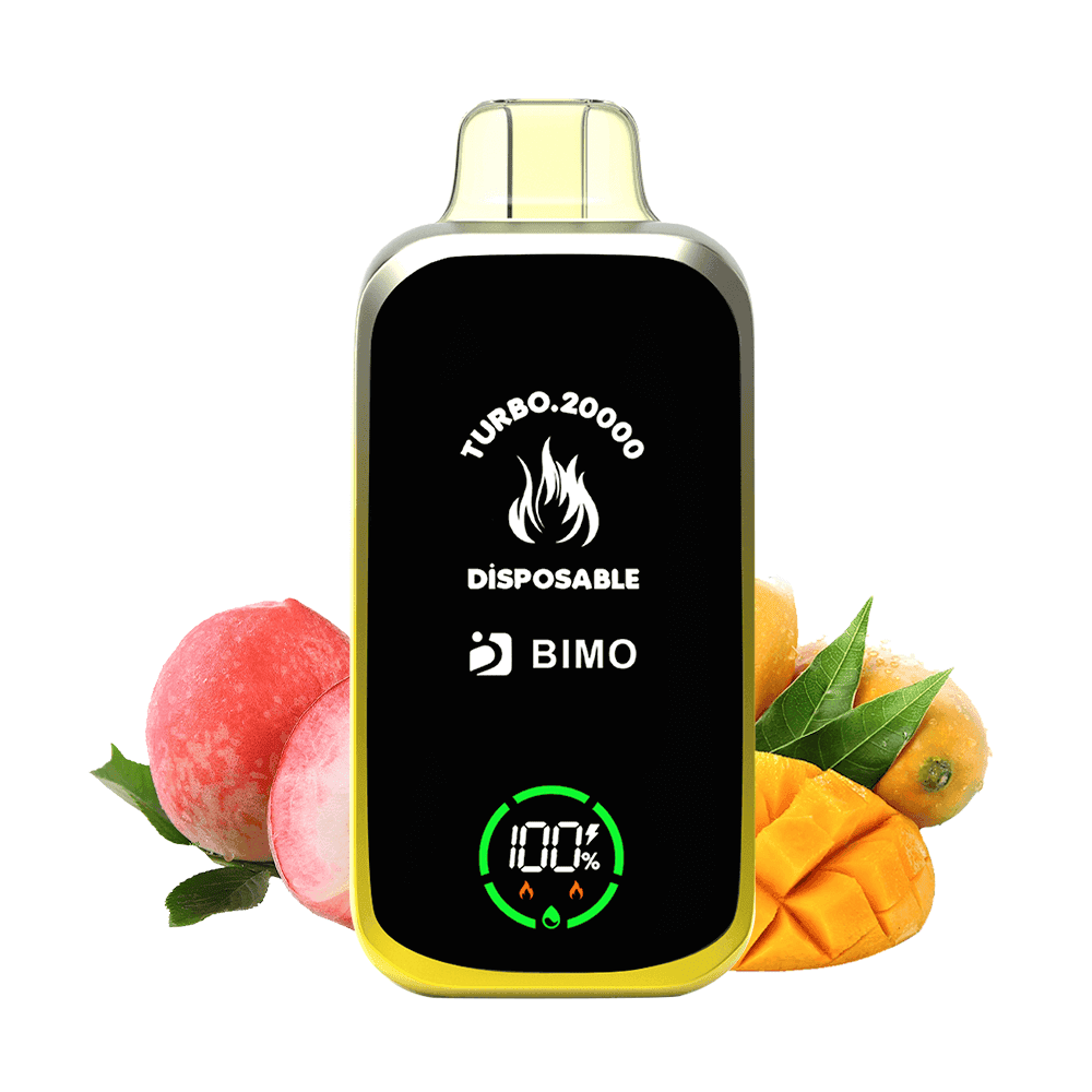 imgi_24_bimovape-turbo-20000-puffs-mango-peach Bimo vape Turbo 20000 Mango Peach disposable vape device with mango and peach flavors