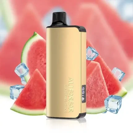 Alibarbar 9k Watermelon Ice disposable vape device on Nebula Vapes AUS