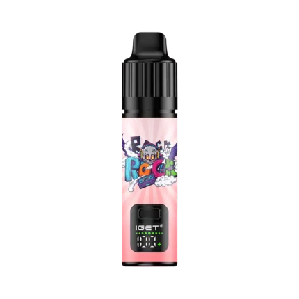 IGET Bar Plus S3 Strawberry Raspberry 10000 Puffs disposable vape device with top flavors