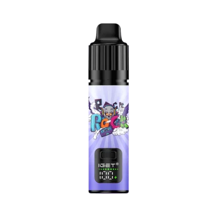 IGET Bar Plus S3 Passion Fruit Blueberry Raspberry 10000 Puffs disposable vape device with top flavors