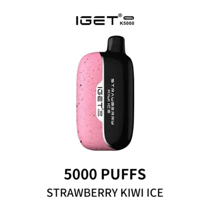 Iget Moon K5000 Strawberry Kiwi Ice disposable vape device with flavors