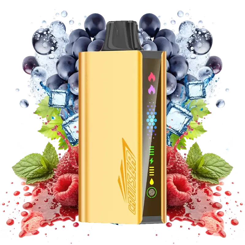 imgi_48_blueberry-raspberry-ice-jnr-cruiser JNR Cruiser Blueberry Raspberry Ice pod vape with cool berry flavors, premium disposable vape Australia