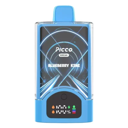 picco break 30000 puffs blueberry kiwi device and packaging