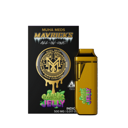 MUHA MEDS GARLIC JELLY LIVE ROSIN DISPOSABLE VAPE CARTRIDGE