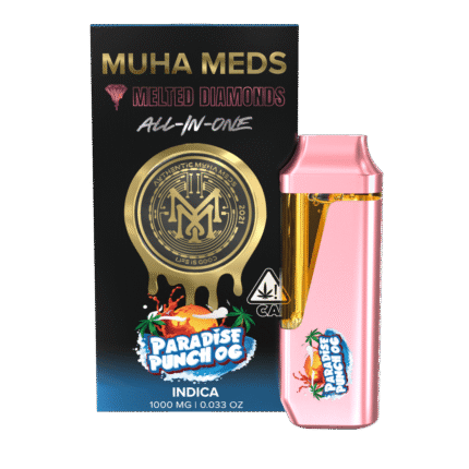 MUHA MEDS MELTED DIAMONDs ALL IN ONE LIVE ROSIN DISPOSABLE VAPE CART
