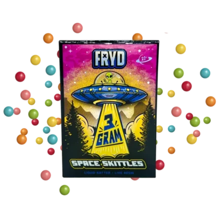 Space Skittles Fryd Vape (3 grams + 5 Gummies)