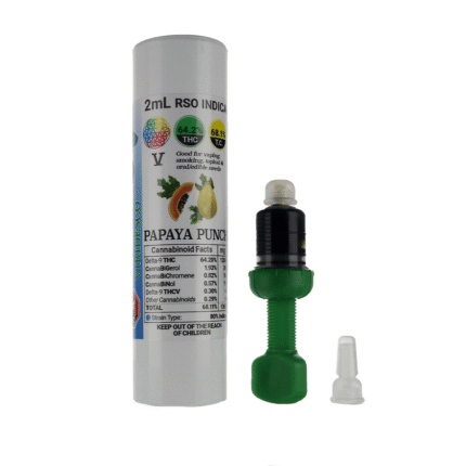 Viridesco RSO Papaya Punch premium full-spectrum cannabis oil