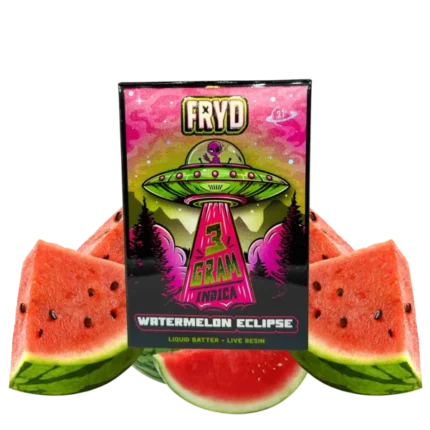 Watermelon Eclipse Fryd Vape (3 grams + 5 Gummies)