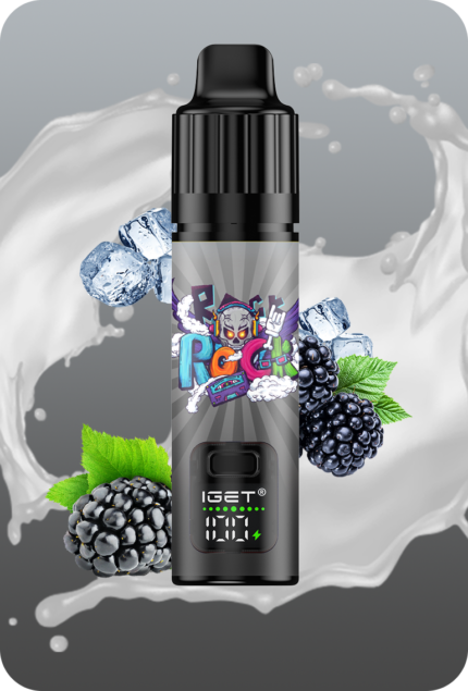 IGET Bar Plus Blackberry Ice premium disposable vape