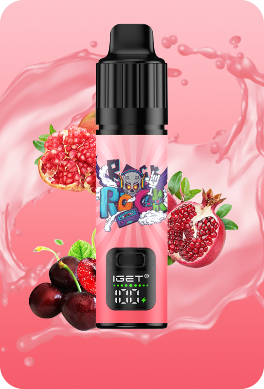 IGET Bar Plus Cherry Pomegranate pod vape device
