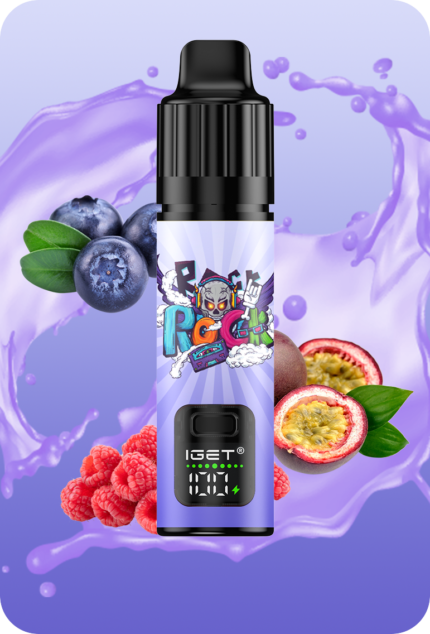 IGET Bar Plus Passion Fruit Blueberry Raspberry disposable vape pod