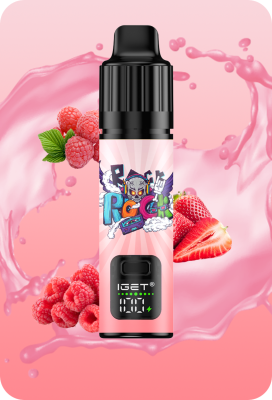 IGET Bar Plus Strawberry Raspberry disposable vape pod