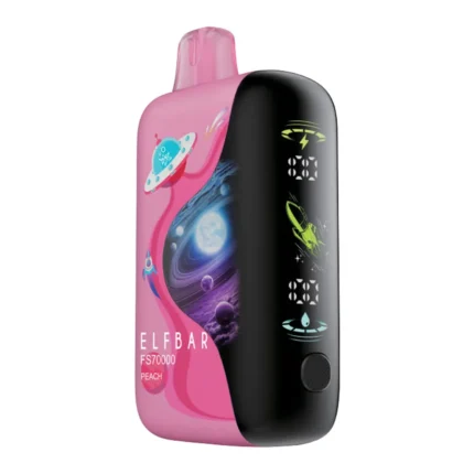 Elf Bar FS70000 Peach disposable vape device