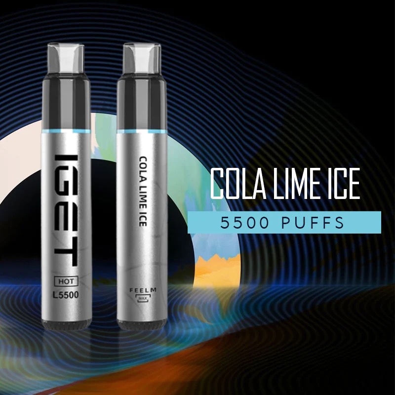 IGET Hot Cola Lime Ice – 5500 IGET Hot Cola Lime Ice vape device