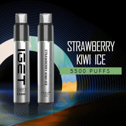 IGET Hot Strawberry Kiwi Ice vape device