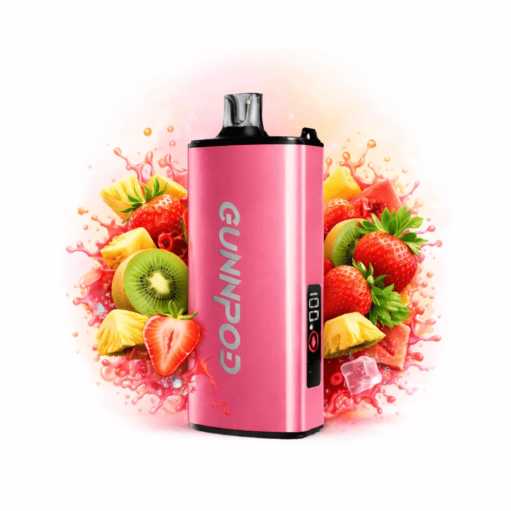 fruit-monster-gunnpod-evo-15-000 GUNNPOD EVO 15000 FRUIT MONSTER vape device with mixed fruit flavor